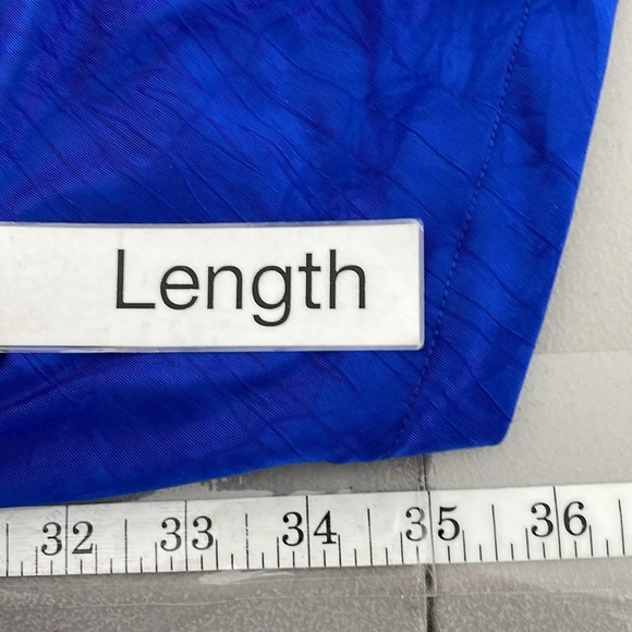 Aidan Maddox Dress Women's 6 Blue Bodycon Short Sleeve Scoop Neck Knee Length - Picture 17 of 17